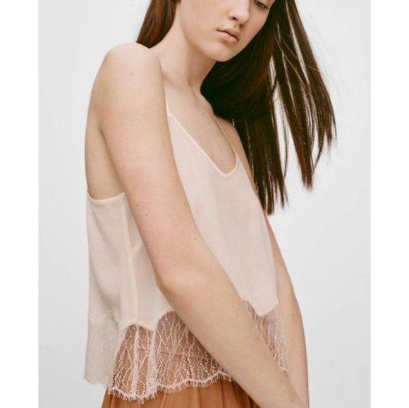 Wilfred Cream Scallop Lace Chimere Camisole